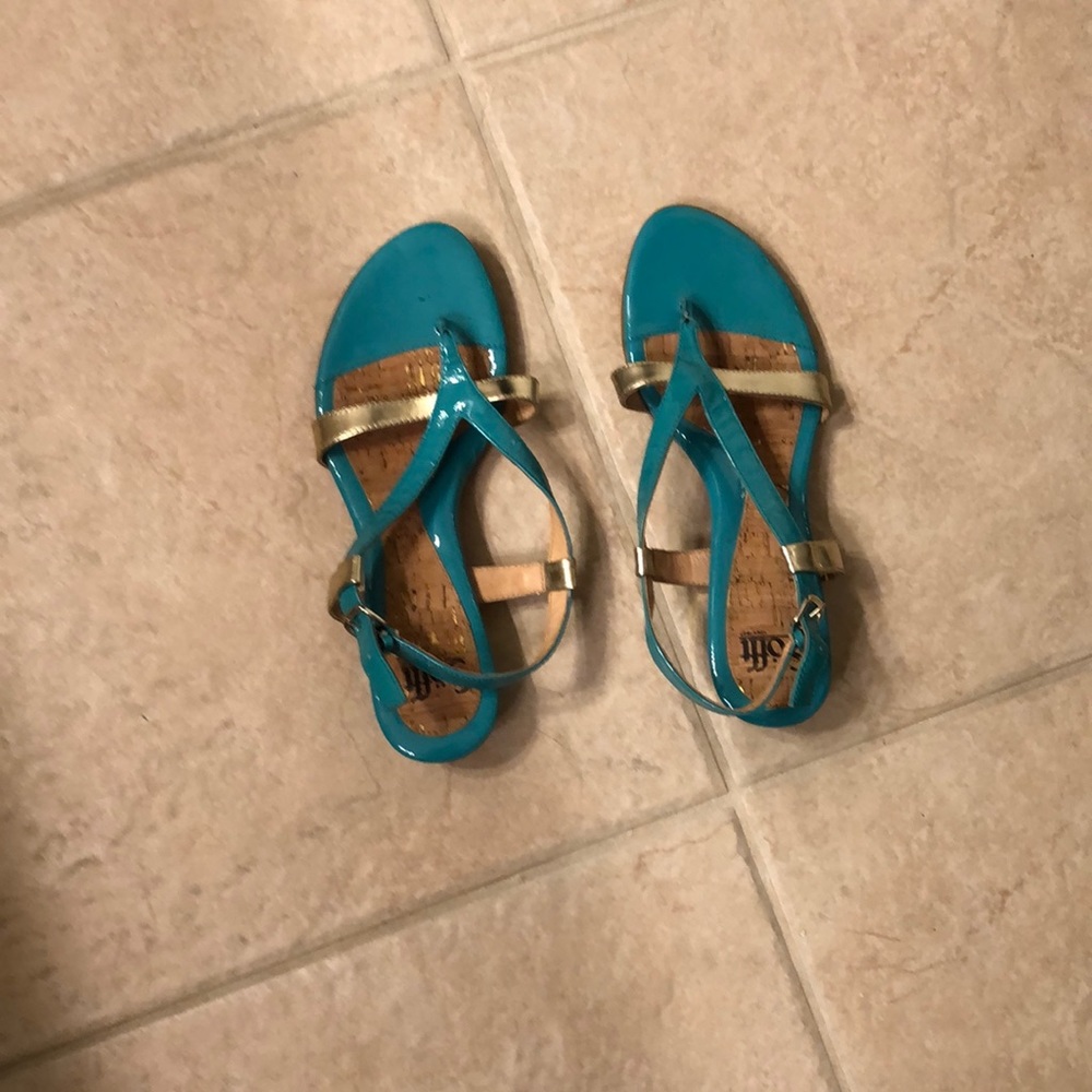 A pair of soft sandals